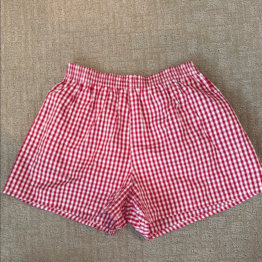 Red Gingham Women's Shorts